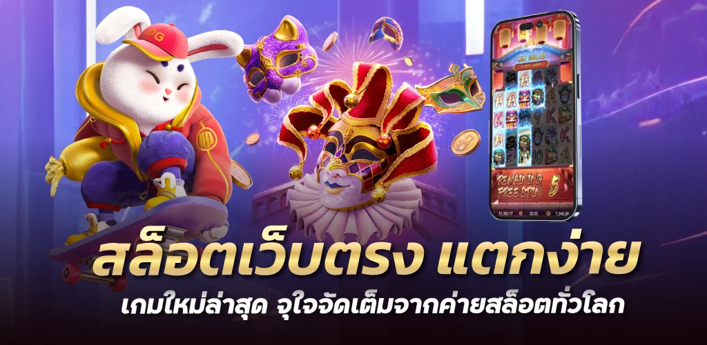 สล็อตเว็บตรง แตกง่าย เกมใหม่ล่าสุด จุใจจัดเต็มจากค่ายสล็อตทั่วโลก